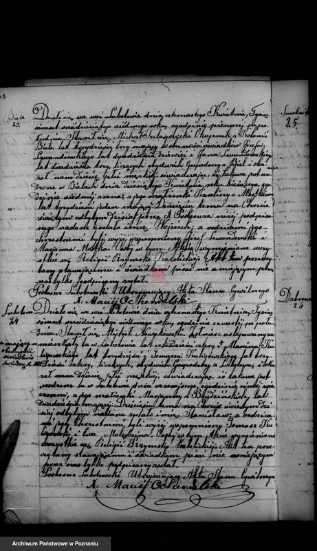 Obraz 14 z jednostki "Księga urodzeń, małżeństw i zgonu"