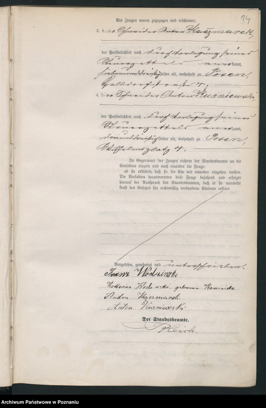 Obraz 17 z jednostki "Księga małżeństw t. II"