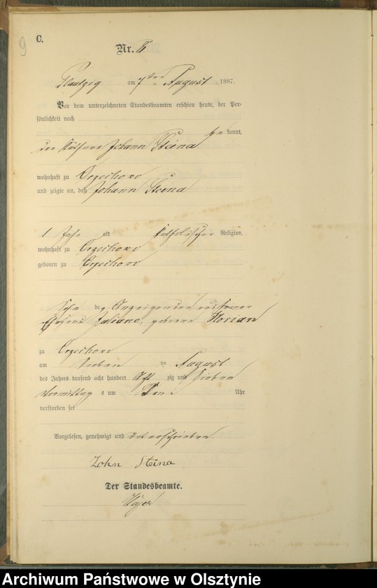 image.from.unit.number "Sterbe-Haupt-Register Nr 1 - 15"