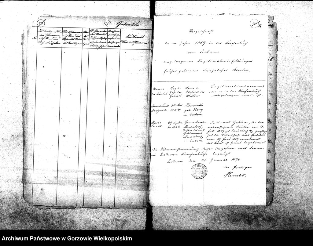 image.from.unit.number "Duplikate der Kirchenbücher von der Parochie Eulam: Eulam, Karolinenhof, Grgenaue, Maskenaue, Meyershof, Jahnshof, Neusoest, Burchartsruhe, Karlsthal, Derschau, Leopoldsfahrt, Egloffstein, Rodenthal, Rosswiese, Seidlitz, Bürgerbruch, Eulener Windmühle"