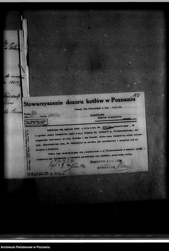 Obraz 14 z jednostki "Młyn parowy w Grabowie Królewskim własność Wilkoszewski  nr woj. 14"