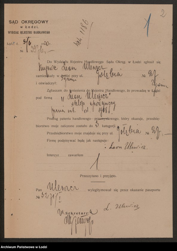 Obraz 4 z jednostki "Leon Ulewicz – sklep spożywczy – Zgierz"