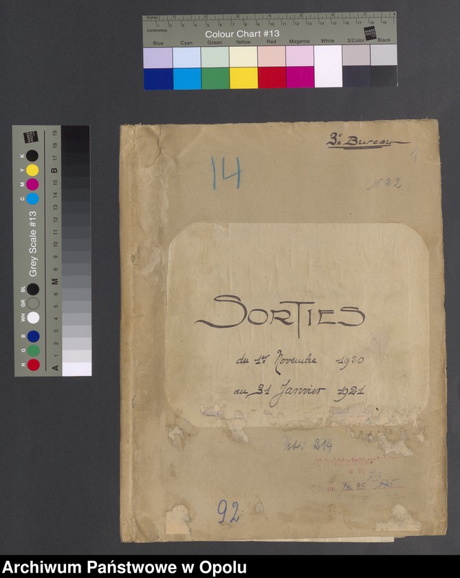 Obraz 3 z jednostki "Sorties /Korespondencja własna wychodząca, pisma, zarządzenia, potwierdzenia telefoniczne, instrukcje, sprawozdania/ 1.11.1920-31.01.1921"