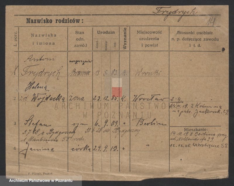 Obraz 16 z jednostki "Fridmann - Friwein (Frühwein)"