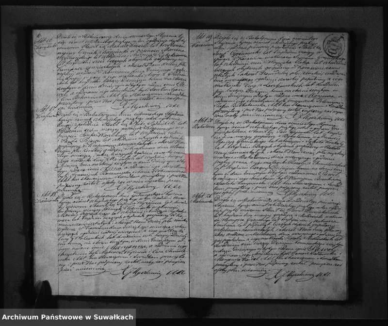 image.from.unit.number "Duplikat Akt Urodzonych Zaślubionych i Umarłych parafii Bakałarzewskiey za rok 1845"