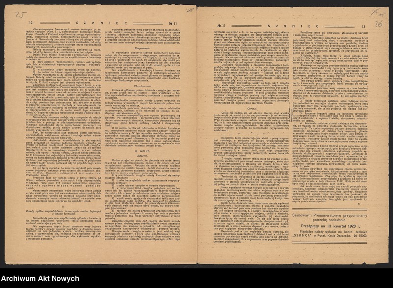 Obraz 20 z jednostki "Kot Stanisław, historyk, działacz Stronnictwa Ludowego. Sytuacja w Polsce. Kontakty polityków opozycyjnych. Pismo "Szaniec" nr 11 z 1928 r."