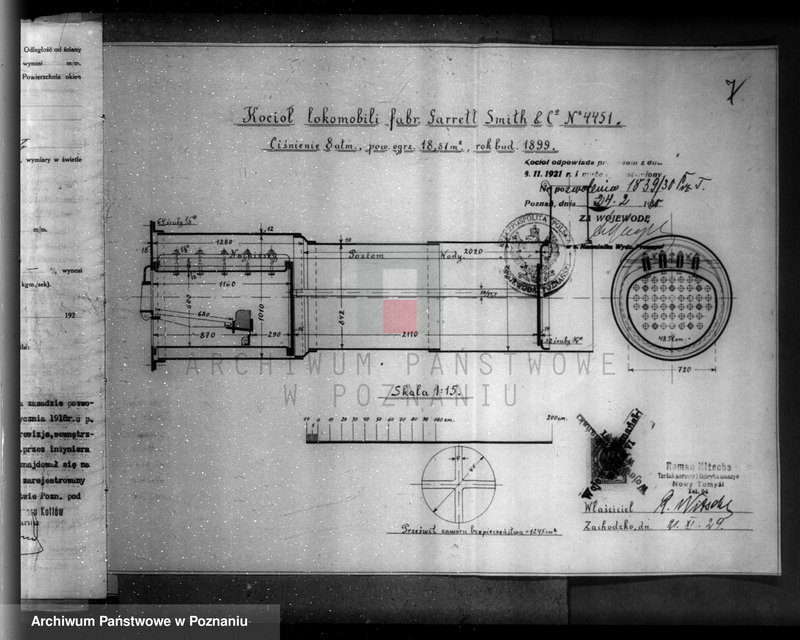 Obraz 11 z jednostki "Tartak R. Nitsche w Zachodzku, pow. nowotomyski nr woj. 521"