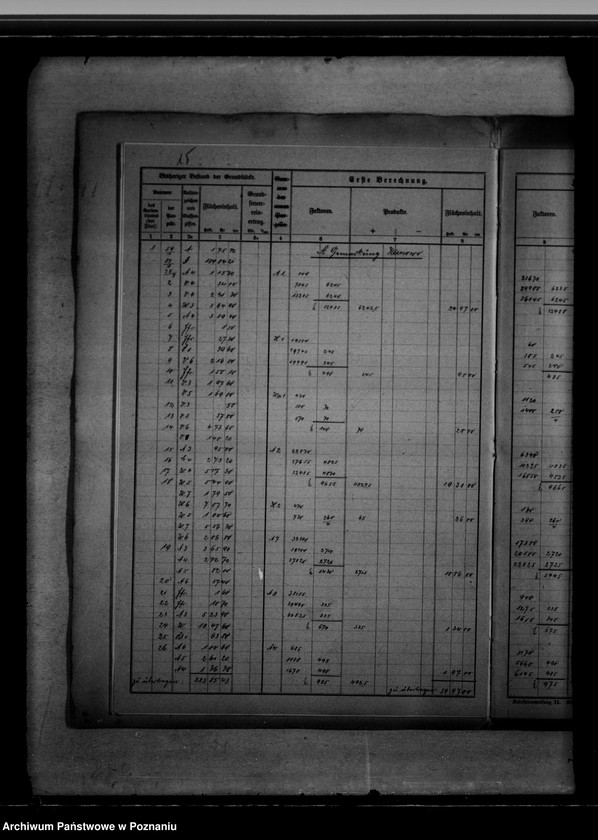 Obraz 19 z jednostki "Vermessungsregister von der Königlichen Domäne Kunowo"