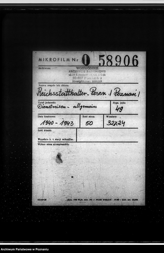 Obraz 2 z jednostki "Dienstreisen - allgemein"