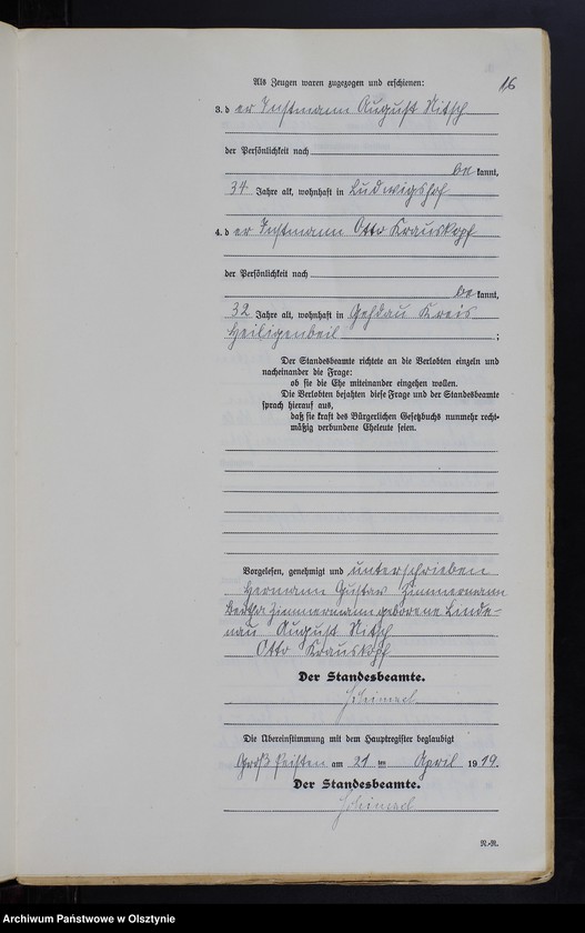 image.from.unit.number "Heiraths-Neben-Register Nr 1 - 27 [ Księga małżeństw - wtóropis ]"