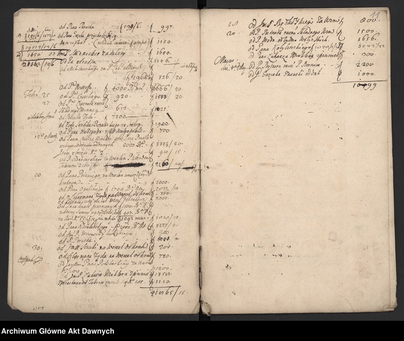 image.from.unit.number "Rozliczenie różnych wydatków z mennicy i wypłat na wojsko."