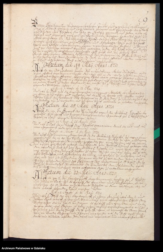 image.from.unit.number "Actum coram officio […] Gabrielis a Boemeln Praeconsulis ac Praesidis [27.III.1720-14.III.1721] Gabrielis a Boemeln ac Fisci Administratoris [18.III.1720-10.III.1721] /indeks/"