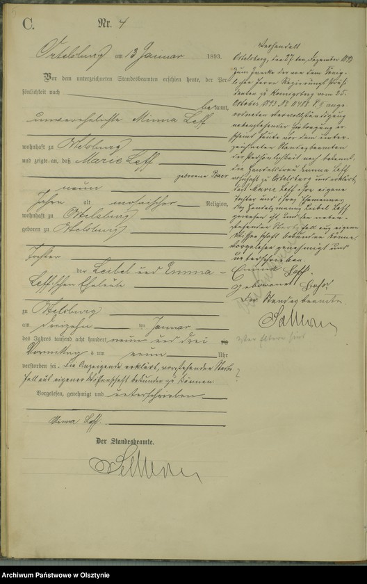 image.from.unit.number "Sterbe-Haupt-Register Nr 1 - 77"