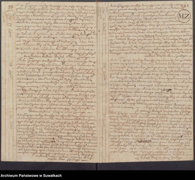 image.from.unit.number "Akta Urodzenia Stanu Cywilnego od pierwszego Maja Roku 1809 Gminy Kaletnickiey"