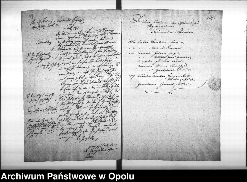 Obraz 15 z jednostki "Acta des Magistrats zu Oppeln von Aufnahme der Invaliden, deren Versorgung und Gnaden Gehalt ingleichen den jährlichen Eingaben von 1769 bis Vol. I"