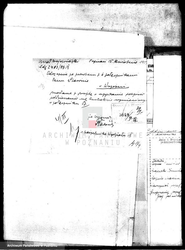 Obraz 17 z jednostki "Poddzierżawy majątku państwowego Pałczyn"