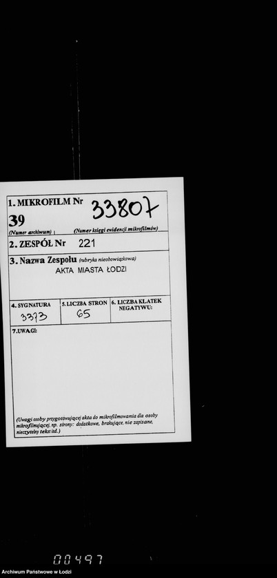 Obraz 2 z jednostki "O zakrytji okon vychodjaščich na magistrackuju nedvižimost n 14 v dome naslednikov Zarževskago"