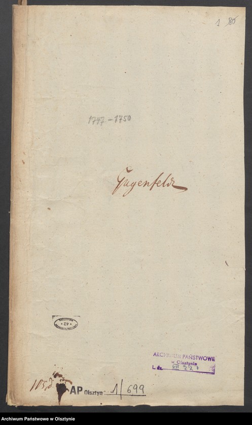 image.from.unit.number "In S. [Sachen] George Wilhelm von Schierstaedt auff Schildeck [Szyldak] wegen des Güttchens Gugenfeldt [Smolonek]"