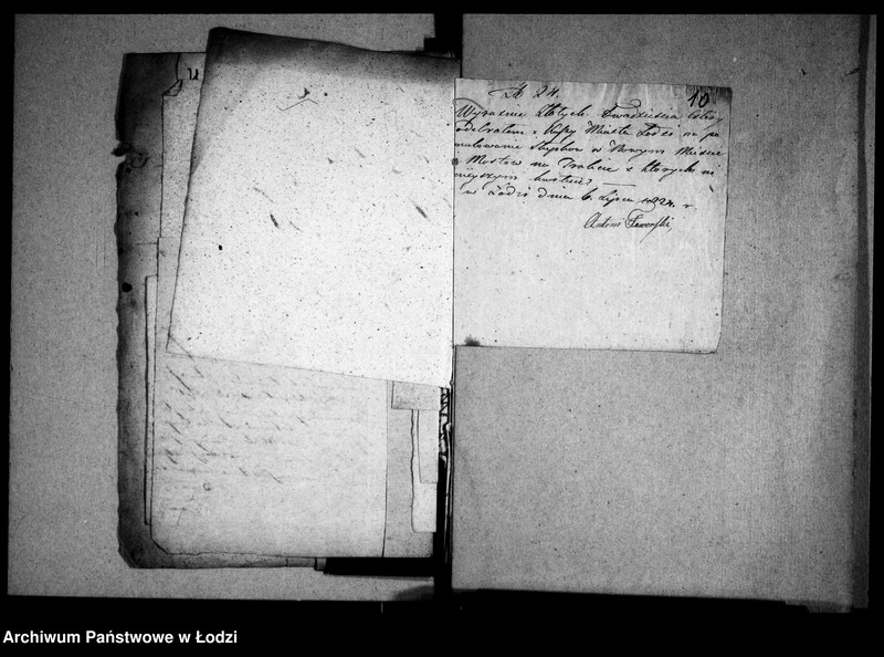 Obraz 14 z jednostki "Akta tyczące się forszusowanych wydatków na robotę około mostów i sztachet tudzież bram i słupów do oznaczania ulic itp."