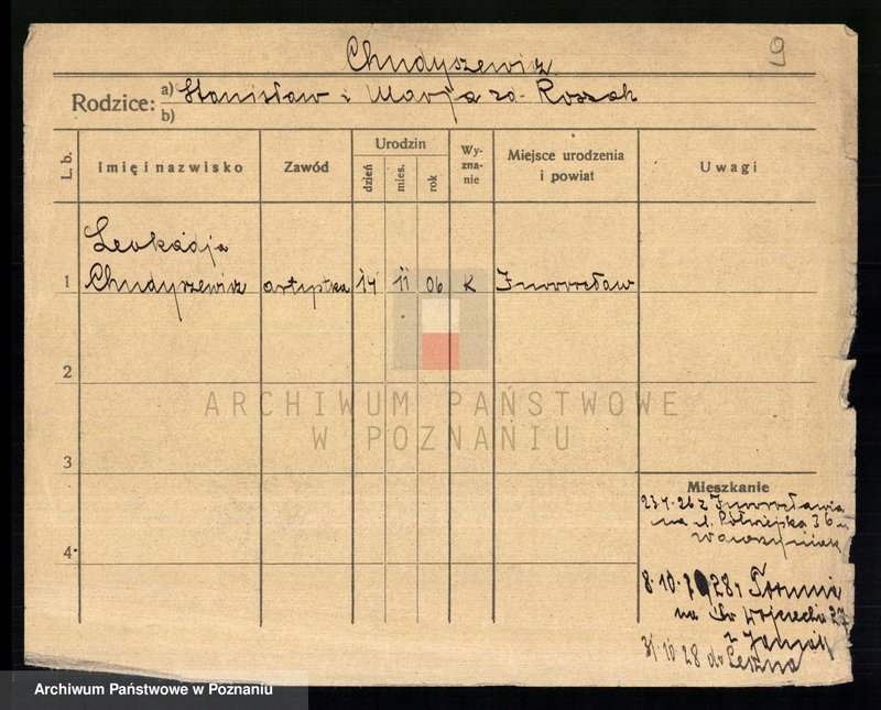Obraz 11 z jednostki "Chudysiewicz - Chyczewski"