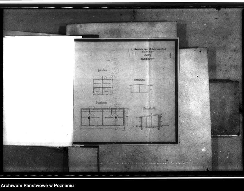 Obraz 16 z jednostki "Bau von Behelfsheimen in Gąbin, Kreis Waldrode (Gostynin)"