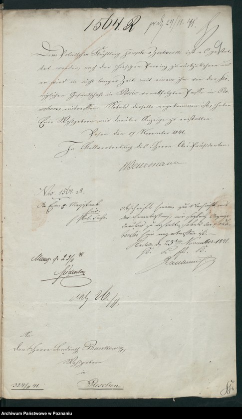 Obraz 13 z jednostki "A. betr. den diesseitigen Untertanen polnischen Flüchtling Joseph von Zaborski"