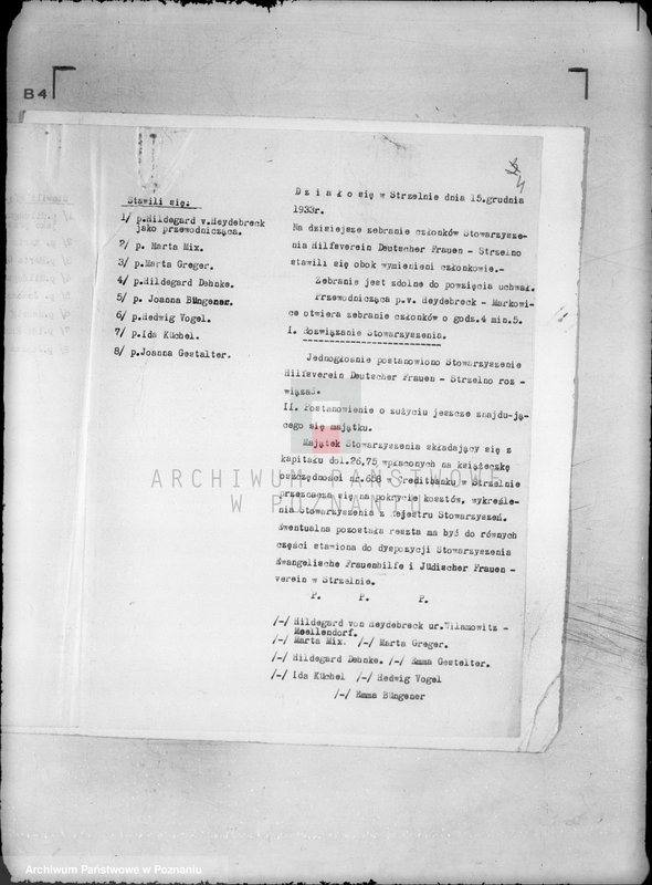 Obraz 8 z jednostki "/Hilfsverein Deutscher Frauen -Strzelno/"