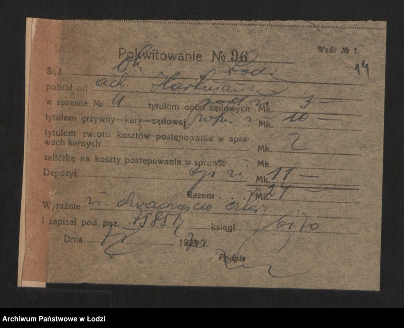 Obraz 16 z jednostki "Salomon Herschkowicz- skład sukna i kortów"