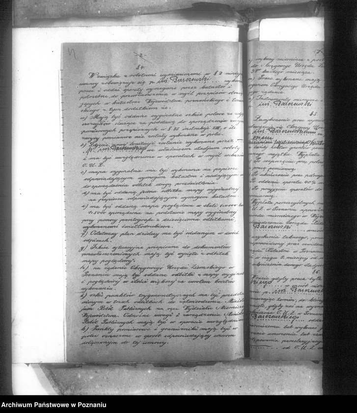 Obraz 9 z jednostki "Postępowanie techniczne /przy parcelacji majątku/ Wróble powiatu mogileńskiego"