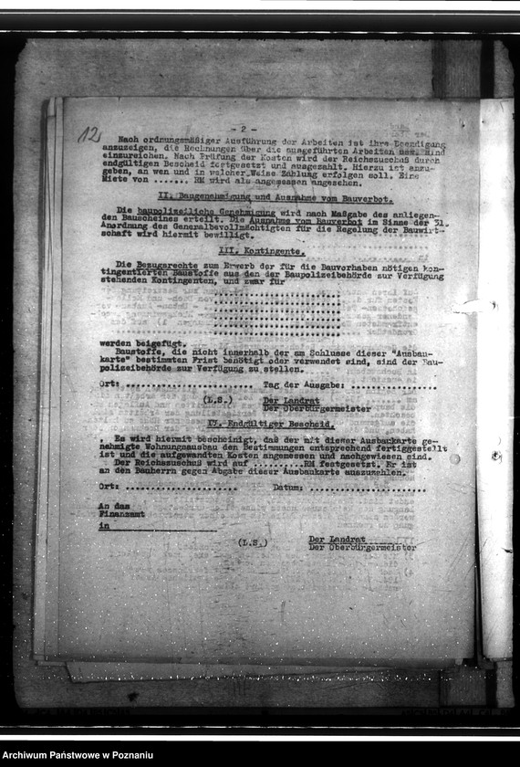 Obraz 16 z jednostki "Bauliche Massnahmen des Deutschen Wohnungshilfswerks ausschliesslich der Behelfsheime"