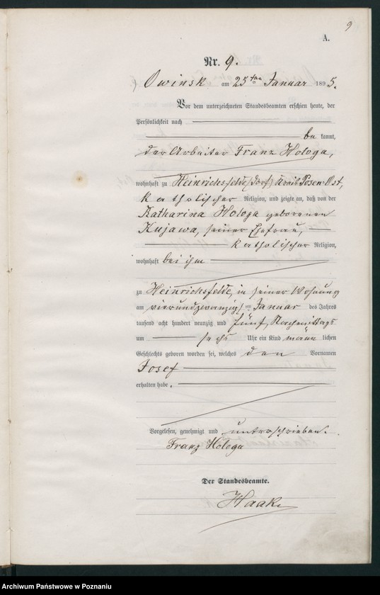 Obraz 12 z jednostki "Księga urodzeń"