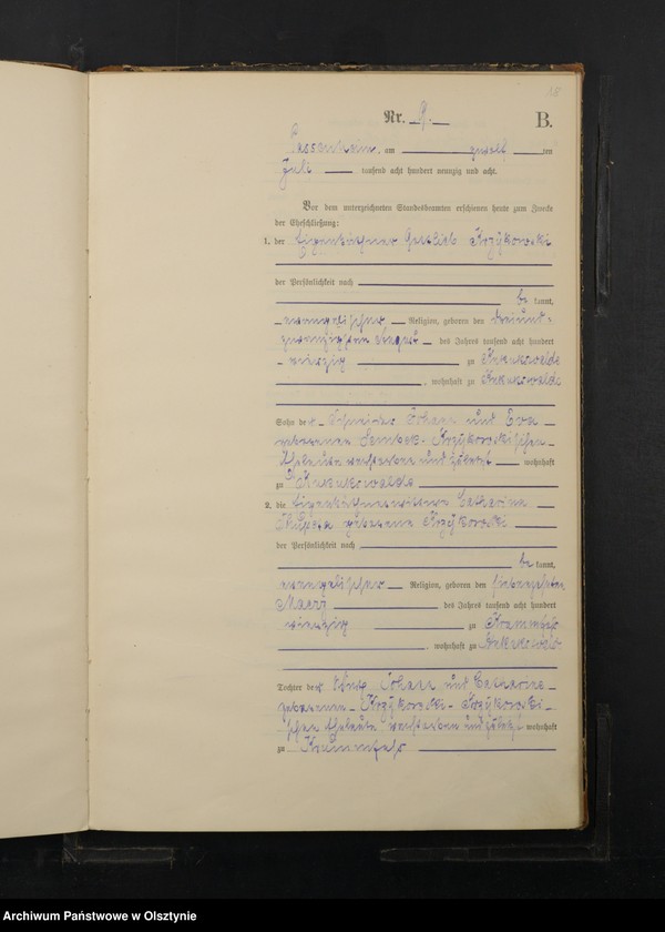 image.from.unit.number "Heiraths-Haupt-Register Nr 1 - 27"