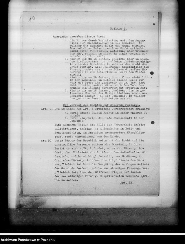 Obraz 14 z jednostki "Niemieckie tłumaczenia polskiej ustawy o tymczasowej organizacji byłej dzielnicy pruskiej"