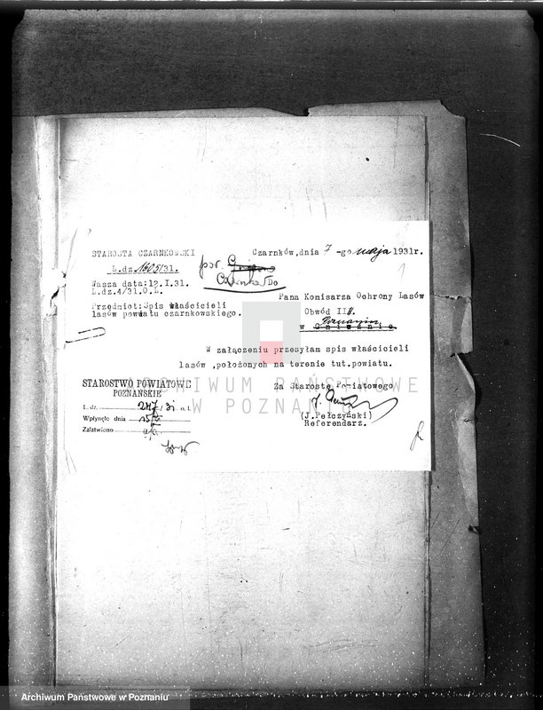 Obraz 5 z jednostki "/Spis właścicieli lasów z terenu powiatu czarnkowskiego"