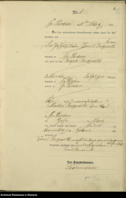 image.from.unit.number "Sterbe-Haupt-Register Nr 1 - 50"