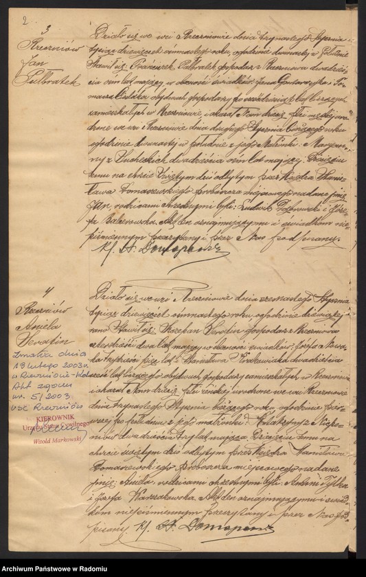 image.from.unit.number "[Duplikat akt urodzonych, zaślubionych i zmarłych parafii Rzeczniów za 1918 r.]"