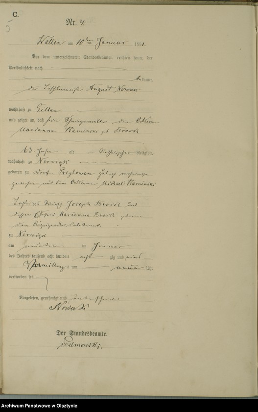 image.from.unit.number "Sterbe-Haupt-Register Nr 1 - 27"