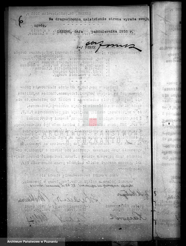 Obraz 10 z jednostki "Zatwierdzenie zakładu przemysłowego /fabryki farb/ Firmy H. Perek w Lesznie"