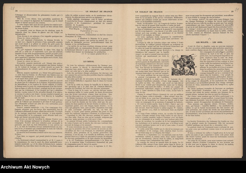 image.from.unit.number ""Le Soldat de France" - redakcja. Artykuł W. Sikorskiego na temat polsko-francuskiego braterstwa broni przeciw zagrożeniu hitlerowskiemu."