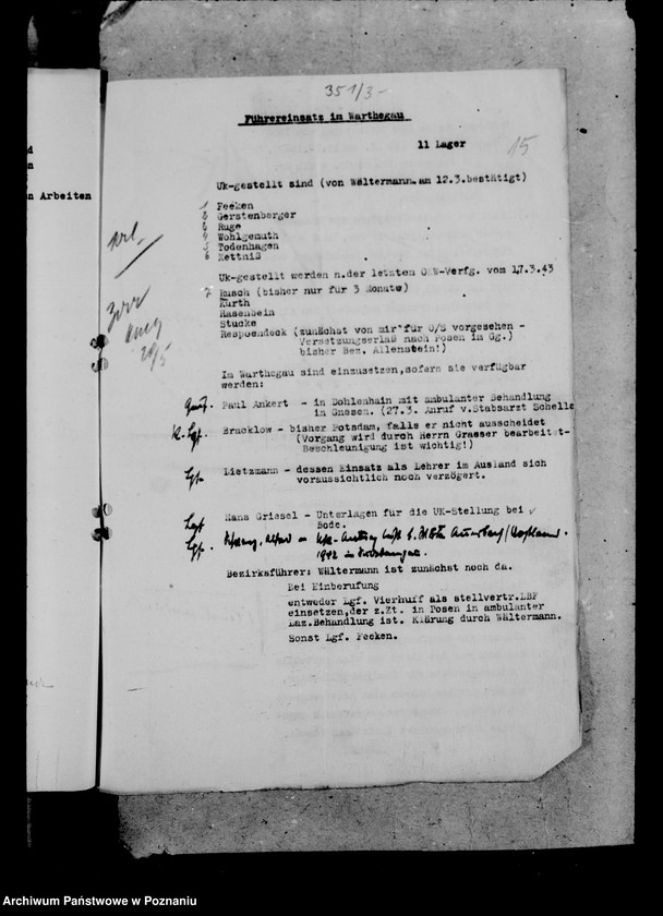 Obraz 20 z jednostki "Unbedingt kriegswichtige Stellung der Landjahrlangererzieher"