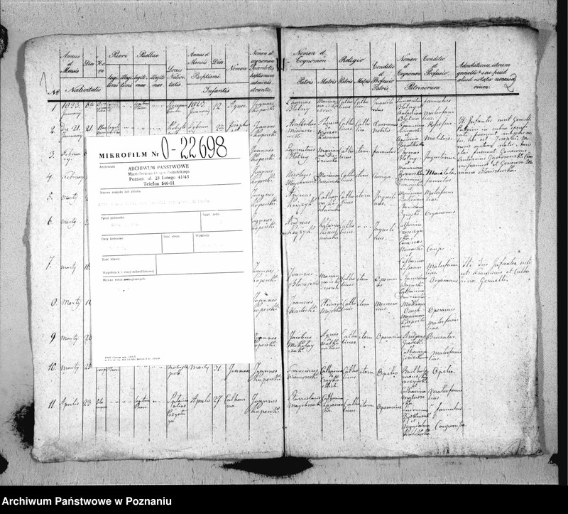 image.from.team "Akta stanu cywilnego Parafii Rzymskokatolickiej Spławie (pow. poznański)"