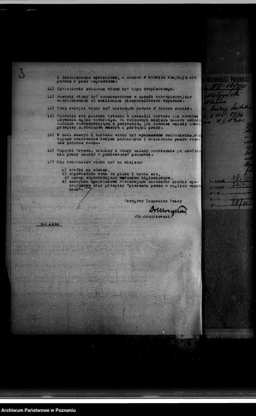 Obraz 8 z jednostki "Zatwierdzenie zakładu przemysłowego tartaku/ Zarząd Dóbr Ign. Mielżyńskiego w Chobienicach powiat wolsztyński"