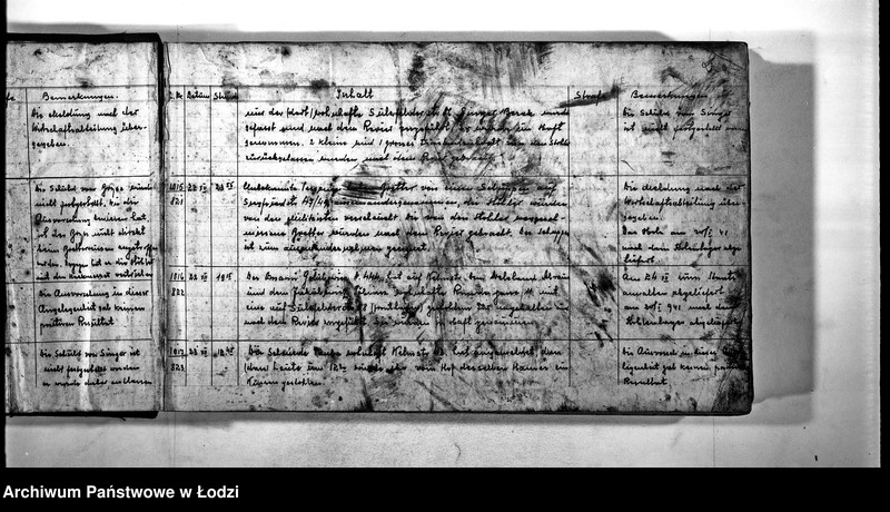 Obraz 4 z jednostki "Meldungs-Buch [Meldunki o wypadkach, przekroczeniach na terenie IV rewiru, o wymierzonych karach]"