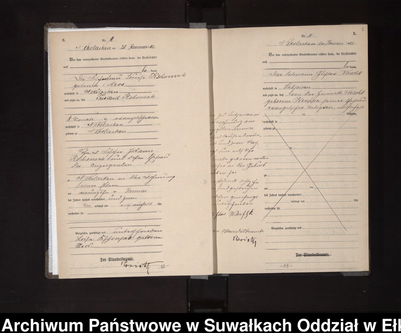 image.from.unit.number "Sterbe-Haupt-Register des Königlichen Preussischen Standes-Amtes Nikolaiken Kreis Sensburg"