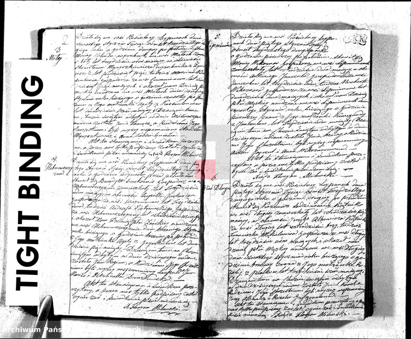image.from.unit.number "Księga Duplikatu zawierająca w sobie akta Urodzonych, Zaślubionych i Umarłych z Roku 1832 Parafij Leypuńskiey"
