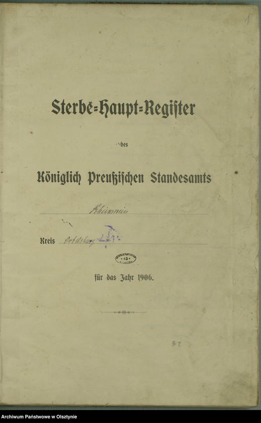 image.from.unit.number "Sterbe-Haupt-Register Nr 1 - 71"