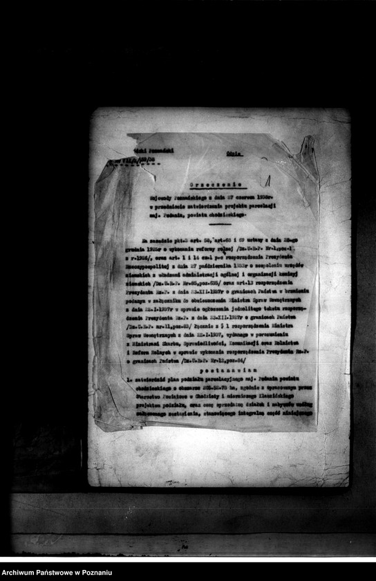 Obraz 4 z jednostki "Parcelacja majątku Podanin powiat chodzieski"