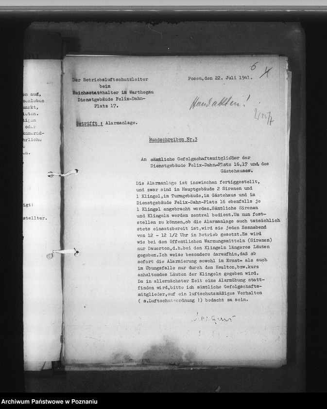 Obraz 11 z jednostki "Erlasse und Bestimmungen"