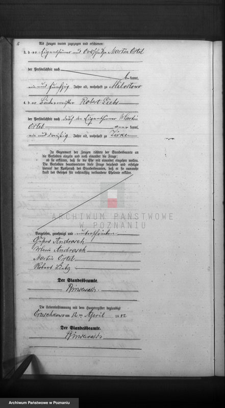 Obraz 18 z jednostki "Księga małżeństw"