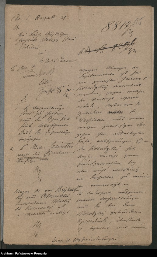 Obraz 18 z jednostki "A. betr. Julian von Kołudzki"